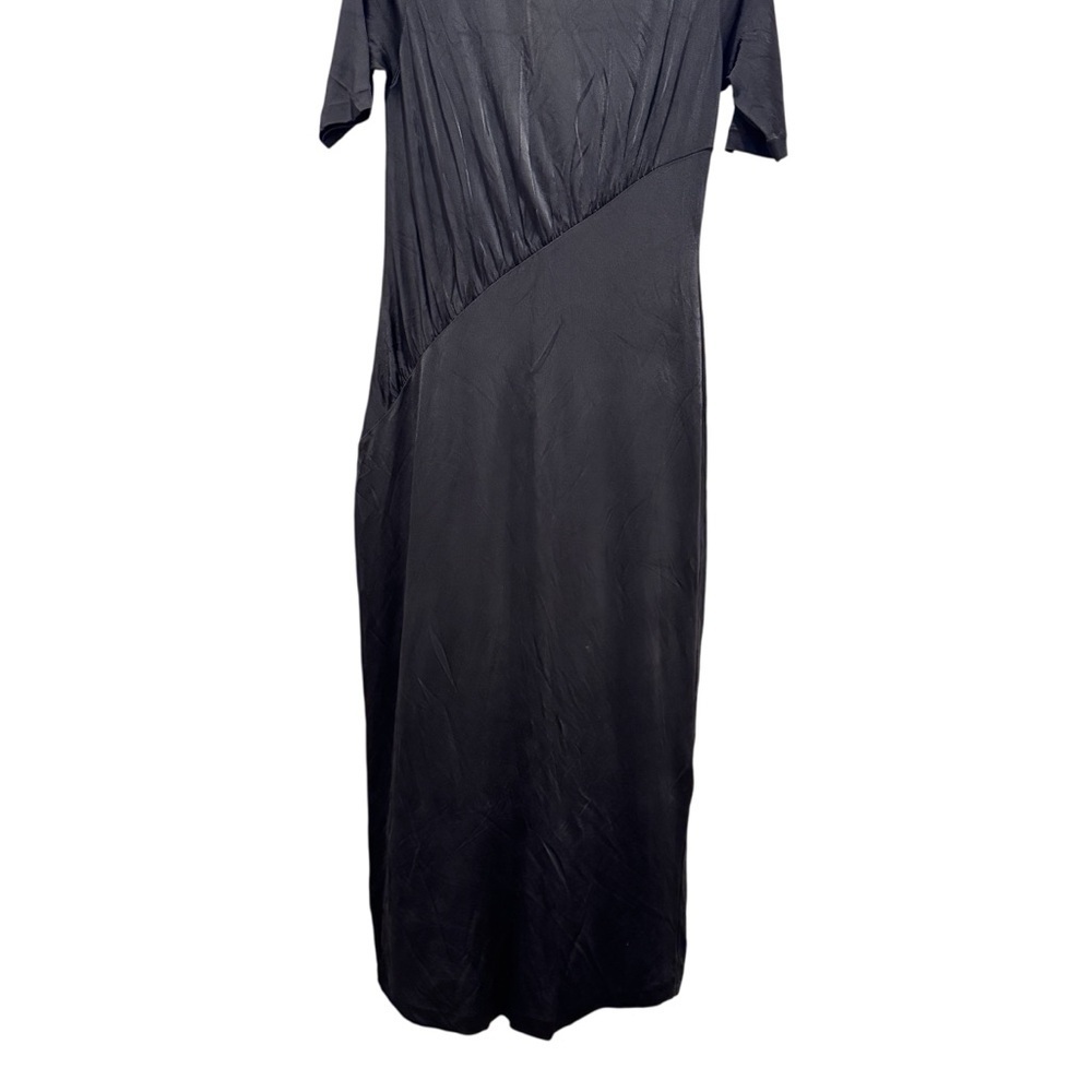 NWT Hugo Boss Etalicy Midi Dress Chic Preppy Business Career Formal Black Sz L - Picture 7 of 16